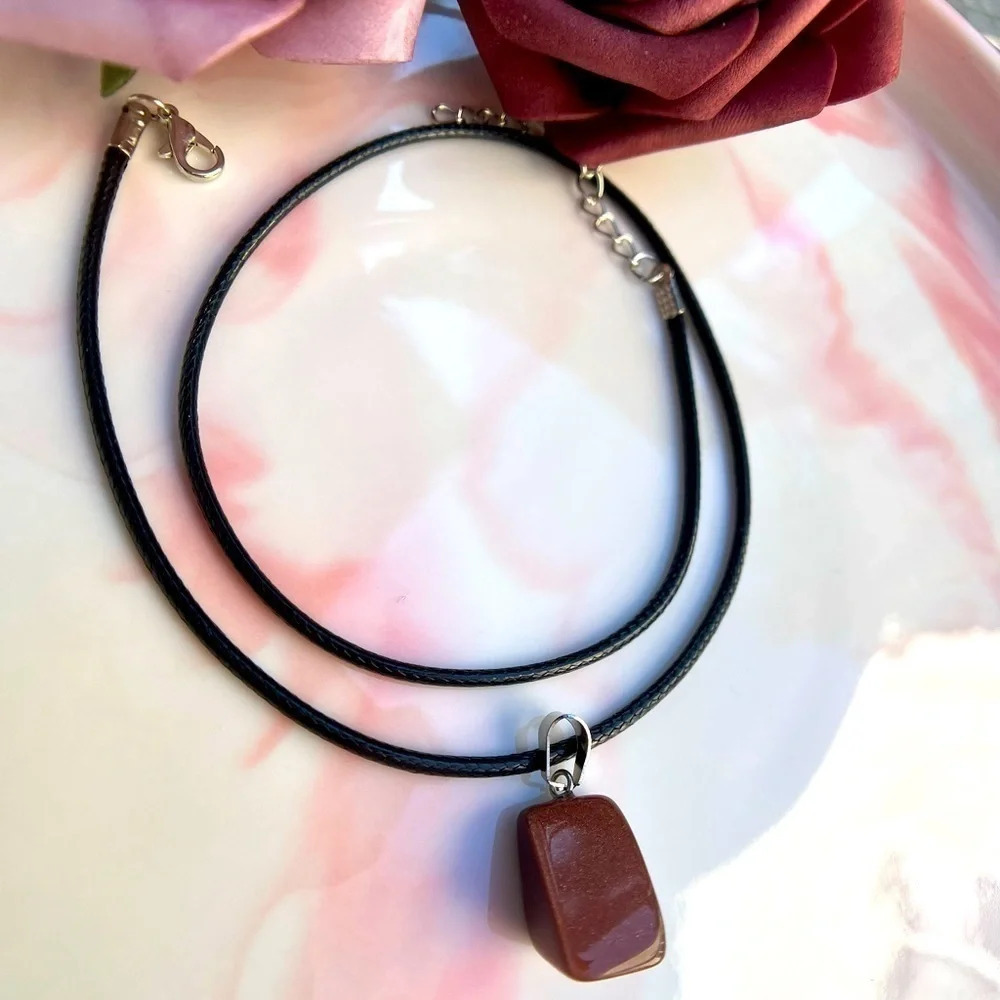 Natural Stone Pendant Necklace